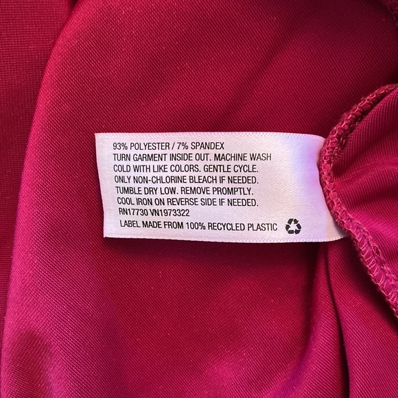 Wild Fable Hot Pink velvet Faux Wrap Mini Dress - Picture 10 of 13